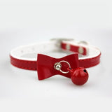 PU Leather Cat Collar with Bell for Small Dogs Pet Products in Cat Puppy Collars and Leads Retractable Dog Collar Kitten JW0001