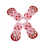 Winter Anti-Slip Pet Dog Socks Knit Socks Small Cat Dogs Warm Socks Chihuahua Thick Paw Protector Dog Socks Booties Accessories