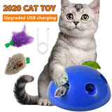 Cats Toy Cat Interactive Toys Pet Play Toys Non-slip 360 Degree Dome Shape Catch The Mouse Simulator Funny Game For Pet Cats