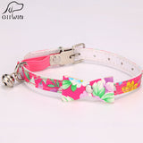 PU Leather Cat Collar with Bell for Small Dogs Pet Products in Cat Puppy Collars and Leads Retractable Dog Collar Kitten JW0001