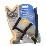 Nylon Cat Harness Vest Lead Leash Adjustable Pets Collar Traction Belt Rope Pet Walking Leash For Cat Small Dog Accessories