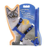Nylon Cat Harness Vest Lead Leash Adjustable Pets Collar Traction Belt Rope Pet Walking Leash For Cat Small Dog Accessories