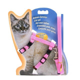 Nylon Cat Harness Vest Lead Leash Adjustable Pets Collar Traction Belt Rope Pet Walking Leash For Cat Small Dog Accessories