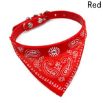 2018 New Fahsion Small Dog Scarf Adjustable Pet Cat Collars Scarf Neckerchief Necklace trigon Pet accessories